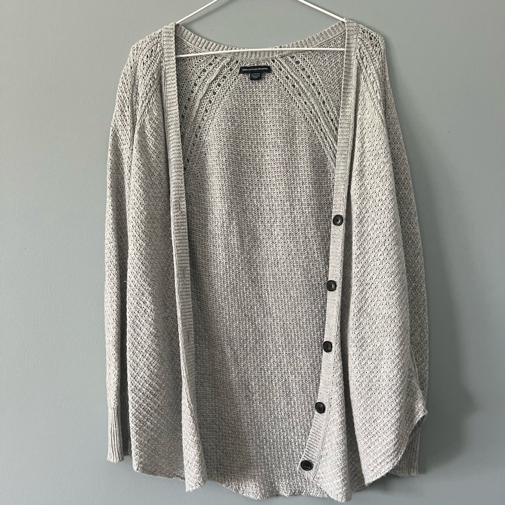 american eagle cardigan with buttons